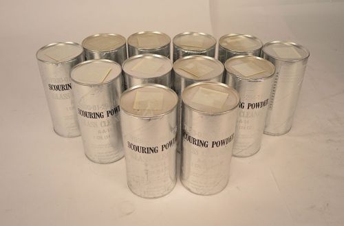 Lot of 12 NOS Bottle of Federal Supply Group Scoring Powder Glass Cleaner A-A-14