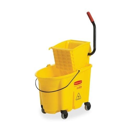Rubbermaid wavebrake mopping system - 8.75 gal -38.1&#034;x16&#034;x23.1&#034; - yellow for sale
