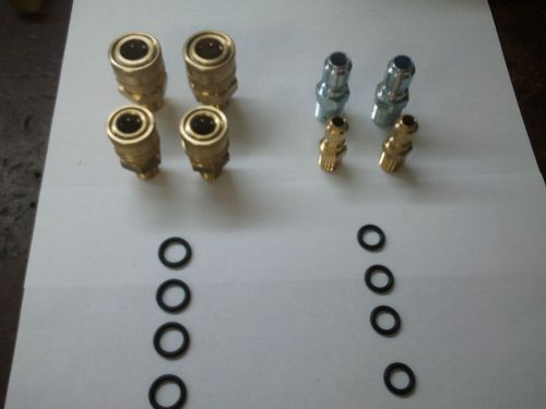 Pressure washer hose and wand repair kit - female and male quick connects for sale
