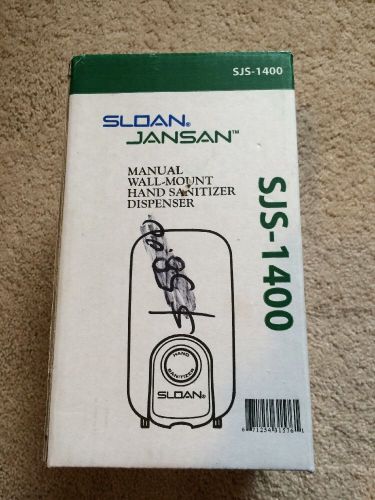 Sloan Sjs-1400 1000 Ml Manual Hand Sanitizer Dispenser