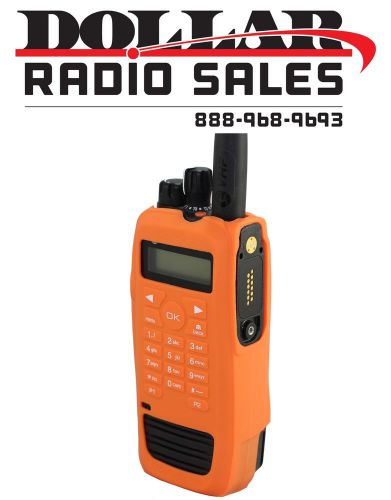 New orange silicone protective case for motorola xpr6550 xpr6580 trbo radios for sale