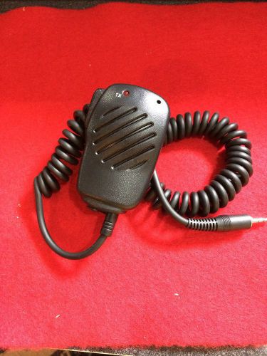 Slim-line speaker/mic 3.5mm threaded plug for motorola radio visar, ht1000, mts for sale