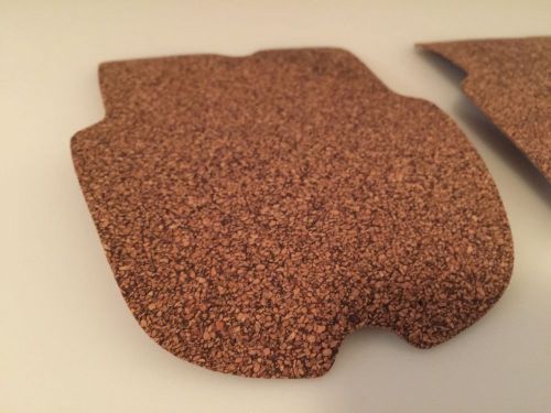 Rubberized cork sheet 5.5&#034; x 4.5&#034; x 1/16&#034; for gaskets, shims, etc. lot of 2 for sale