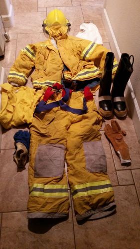 Complete set firefighter morning pride turnout gear, fireman,women&#039;s for sale