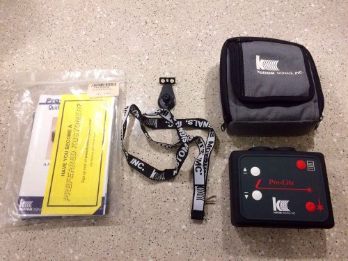 Kustom pro-lite plus laser speed detector **new...save 50%!!!** for sale