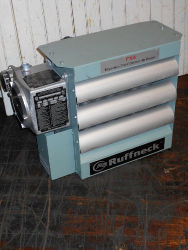 Ruffneck explosion proof electric heater fx4-240360-050-t 3 phase 5 kw 17050 btu for sale