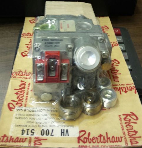 Vh700 514 robertshaw  milivolt mv gas control furnace valve for sale