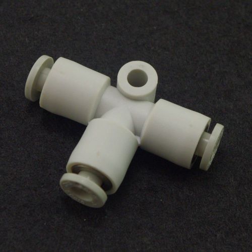 (5) push in connectors union branch tee tube 4mm replace smc kq2t04-00 for sale
