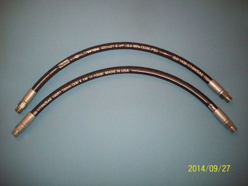 1 pair of parker no-skive 422/421-6 hose wp 18,0 mpa(2600 psi)iso 1436-1/1sn/sae for sale