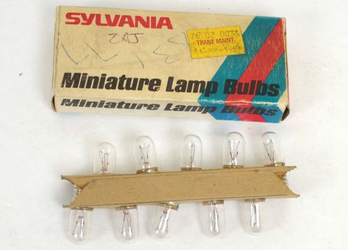 10 Sylvania Miniature Lamp Bulbs 1821 373630 NEW IN BOX