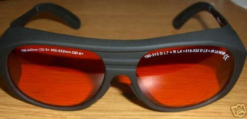 LASER SAFETY GOGGLES 190-532nm