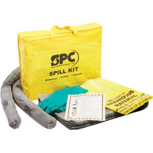 Allwik Portable Economy Spill Kit Includes Pads SOCs Gloves Bag Instructions