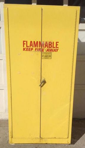 Se-cur-all flammable safety storage cabinet 45 gallon for sale