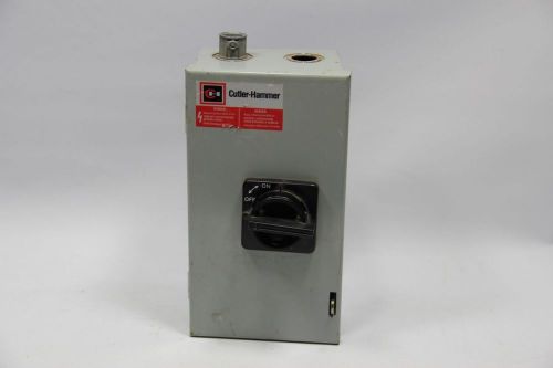 Cutler Hammer DR362UG Rotary Switch Type 1 Disconnect 600V 52A MAX