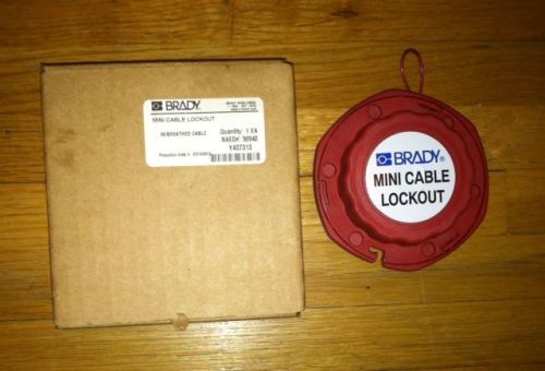 BRADY MINI CABLE LOCKOUT W/SHEATHED CABLE #50940