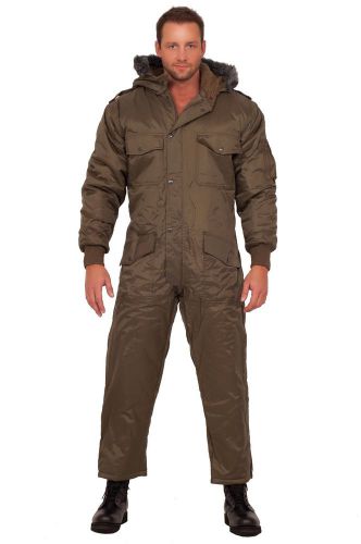 ISRAELI OD EXTREME COLD WEATHER INSULATED COVERALL (NEW MANUF.)