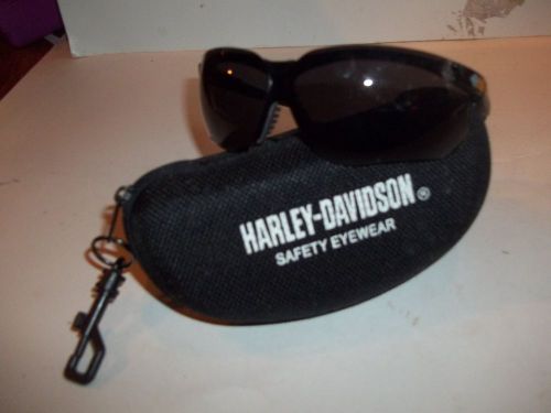 HARLEY DAVIDSON SAFETY GLASSES AND CASE