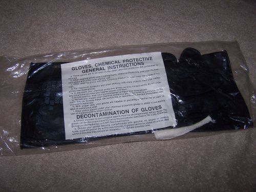 BRUNSWICK CORP. MIL SPEC PROTECTIVE CHEMICAL GLOVES TYPE I (12 Pair Small)