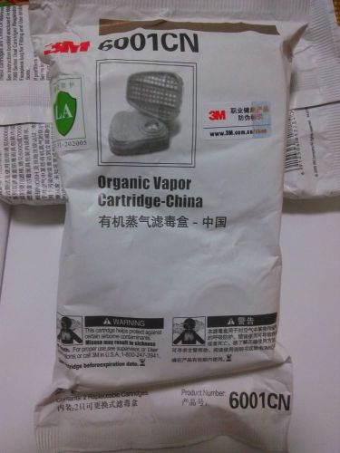 3M 6001 Organic Vapor Cartridges cooperate use with 3M 6000 &amp; 7000 Free Shipping