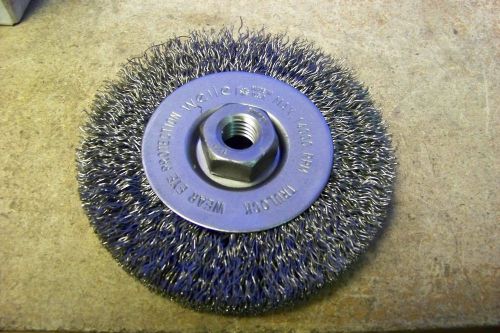 NEW Weiler 13080 4&#034; Narrow Crimped Wheel .014 Wire, 1/2&#034;-134in Dia Narr