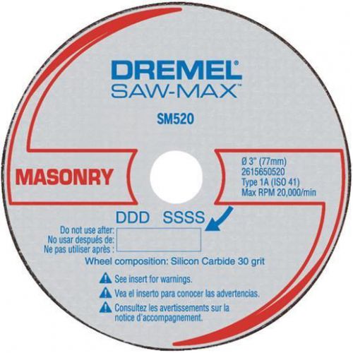 3pk masonry cutoff wheel sm520c for sale