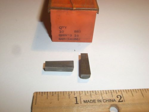 Carboloy ghn-23-16 carbide grooving inserts (10 pcs) for sale