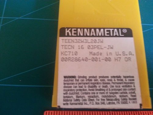 1 pack of 10 Kennametal TEEN32W3l20JW KC710
