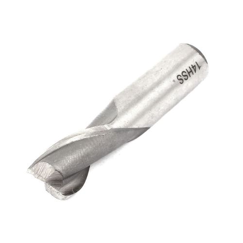 1/2&#034; x 1/2&#034; helical groove hss straight shank 2 flutes end mill cutter for sale