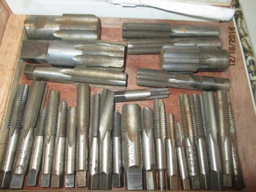 MACHINIST LATHE MILL Lot of Machinist Taps for Threading r