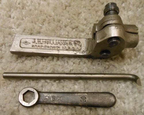 J.H. Williams Lathe Boring Tool Holder #080 with One Bar &amp; Wrench
