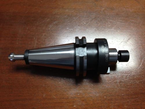 Lightly used shars 1&#034; dia. v-flange cat 40 shell mill holder with retention knob for sale
