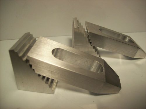 1/2-13 ALUMINUM CLAMP SET FOR MACHINIST TOOL ROOM OR HOBBY. SET OF TWO