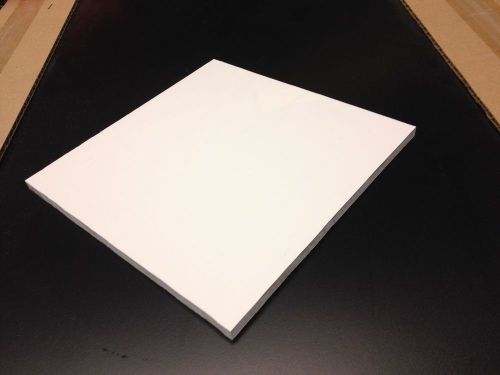 (2 pcs) Palopaque Rigid PVC Flat Sheet 1/4&#034; (6mm)  12&#034; x 48&#034;  Bright White