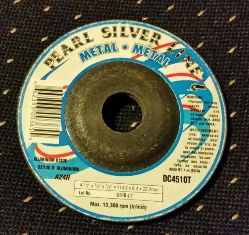 Pearl Abrasive DC4510TH 4-1/2&#034; by 1/4&#034; by 7/8&#034; .114.3x6.4x22.2mm