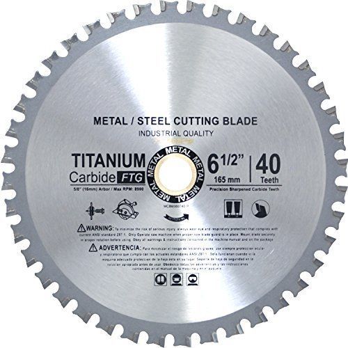 Concord Blades MCB6500T40T-P TCT Ferrous Metal Cutting Blade 6-1/2-Inch 40 Teeth