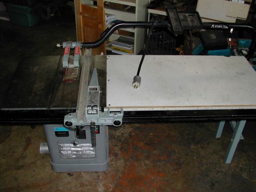 Delta unisaw 34-771 3 hp 3 phase, tilting arbor, 48&#034; table rip fence, great saw for sale