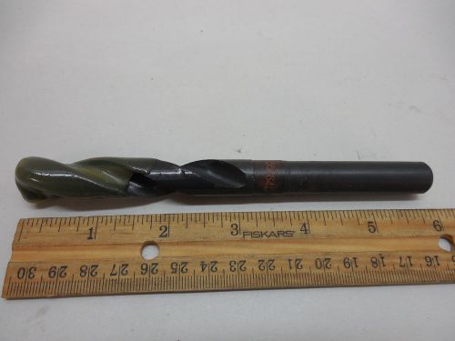35/64&#034; x 1/2&#034; reduced shank drill bit hss 6&#034; oal new machinist toolmaker for sale