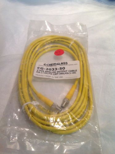 Chemglass analog Communications Cord Connection to Data Logger CG-2033-50