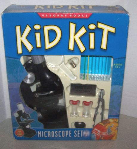 Microscope Kit Usborne Kid Kit 100-600x 28 PCS New