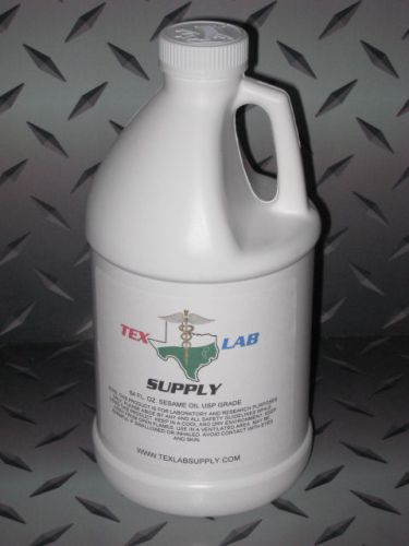 Tex Lab Supply 64 Fl. Oz. Sesame Oil USP Grade - Sterile