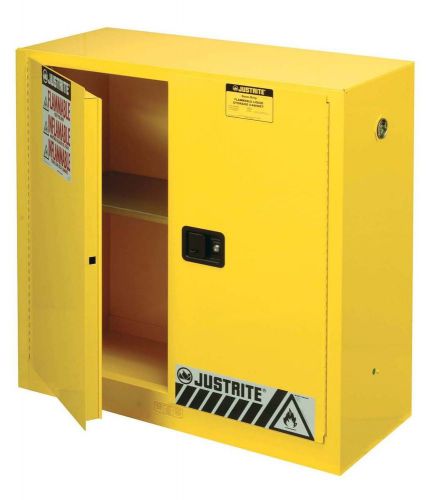 Justrite sure-grip ex 893000 safety cabinet for flammable liquids, 2 door manual for sale