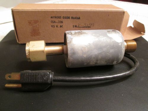 NITROUS OXIDE HEATER WITH 326 CGA NUT AND NIPPLE