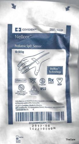 24 Lot Nellcor OxiMax™ MAX-P Pediatric SpO2 Oxygen Sensors Sterile New Covidien