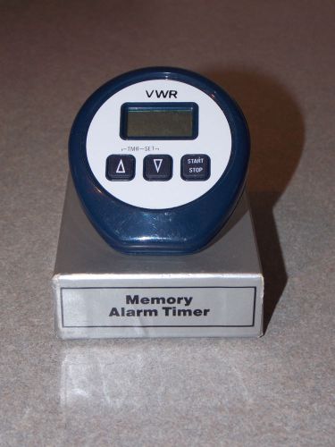 VWR MEMORY ALARM TIMER CAT #62344-778 TRACEABLE *NEW IN BOX*
