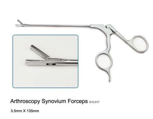 Brand New 3.5X135mm Arthroscopy Synovium Forceps