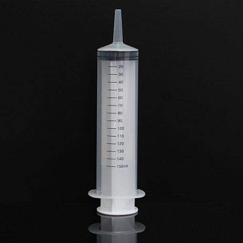 150ML Plastic Syringe Measuring Accurate Nutrient Sterile Reusable Hydroponics