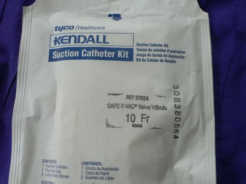 Kendall suction cath kit safe-t-vac 10 fr for sale