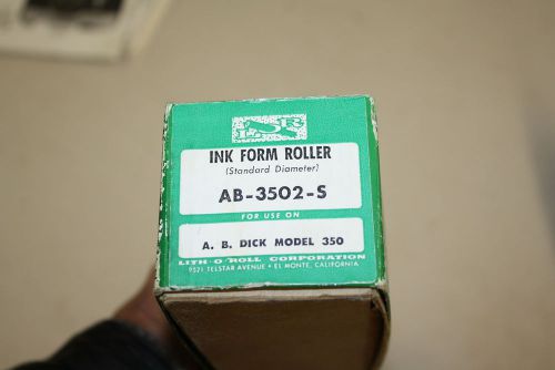 Lith-O-Roll INK FORM ROLLER AB-3502-S FOR USE ON A.B. DICK MODEL 350