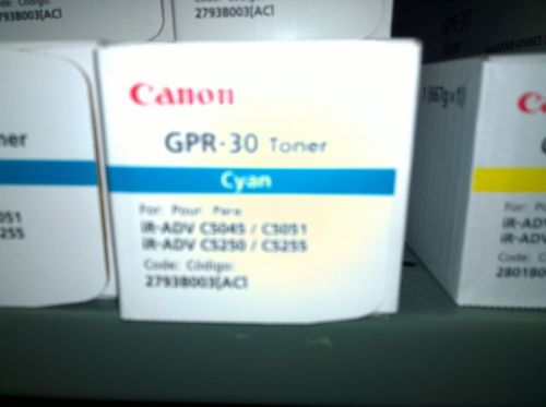 New Sealed Cyan Canon GPR 30 Toner Cartridge for Canon 5051 5045 2793B003 AA