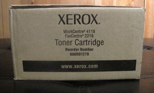New Genuine Xerox Black Toner Cartridge 006R01278, 6R1278